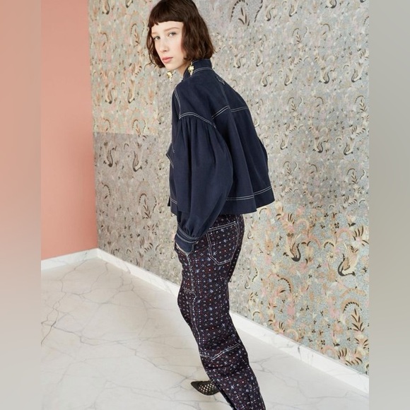 Ulla Johnson Cody Jacket - Midnight - size M - Picture 3 of 11